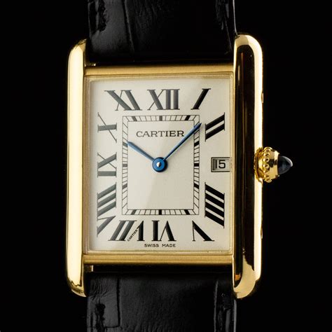 vintage cartier tank watch|vintage cartier tank men's.